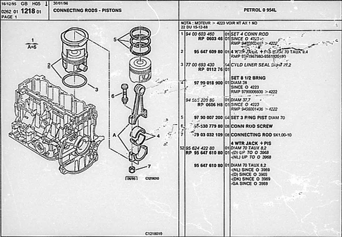 CITROEN AX Parts List 1M